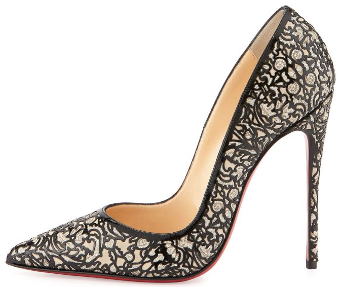 christian louboutin so pretty glitter pumps 3