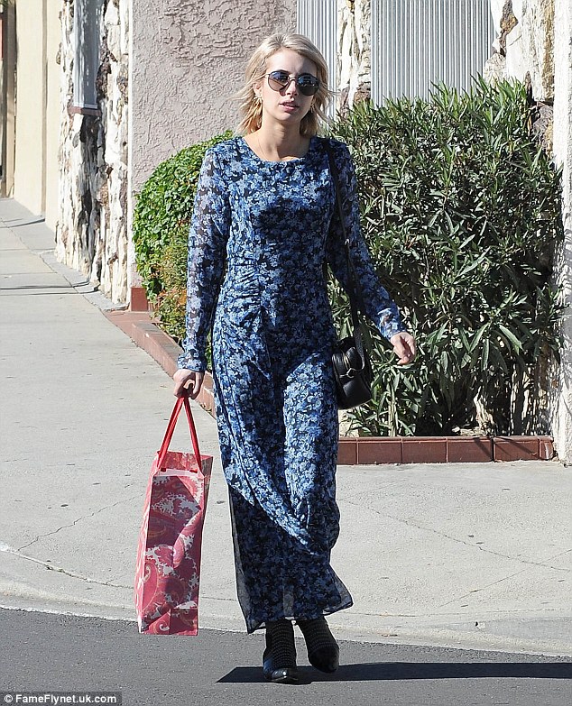 Emma Roberts Likes Running Errands in Her Anine Bing Boots Shoes