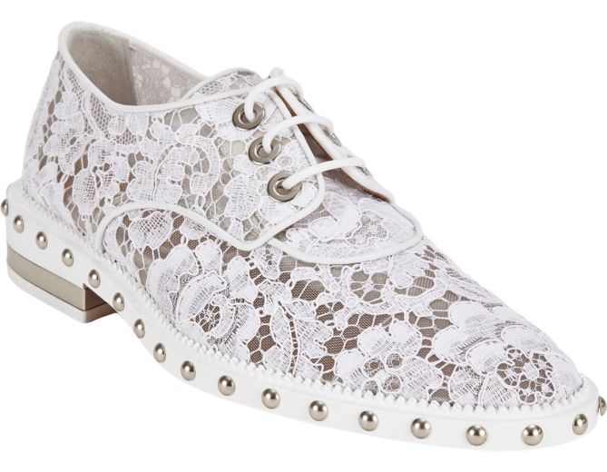 givenchy nika lace studded derby shoes