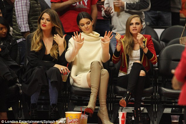 kendall thigh high celine boots sweater dress january 2015 clippers lakers game 4