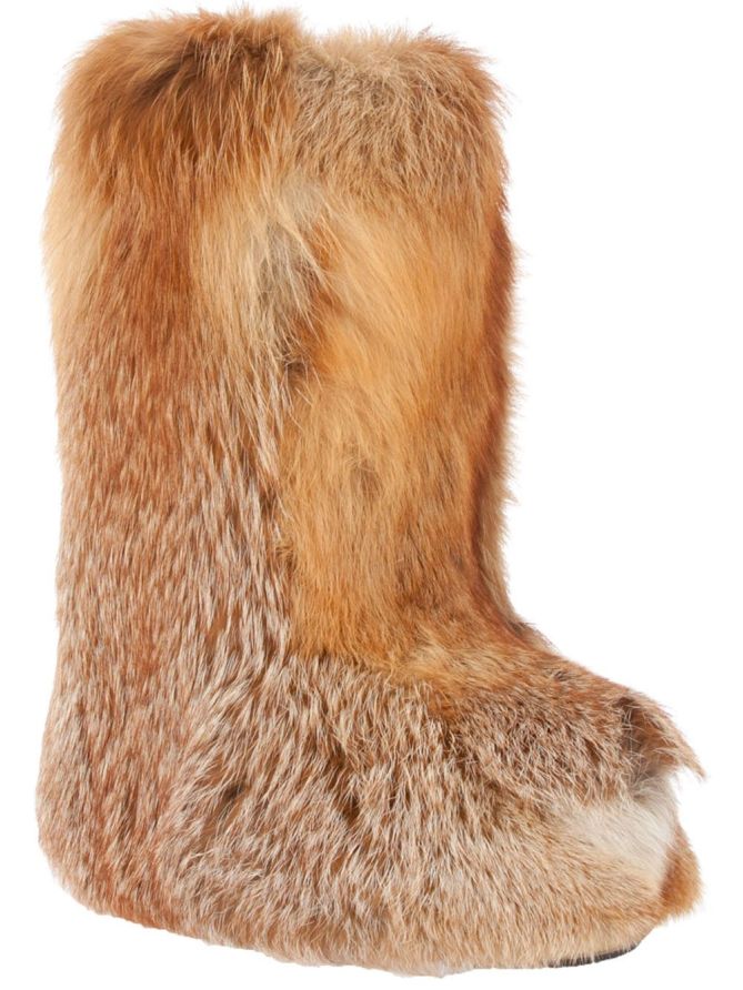 liska fox fur boots