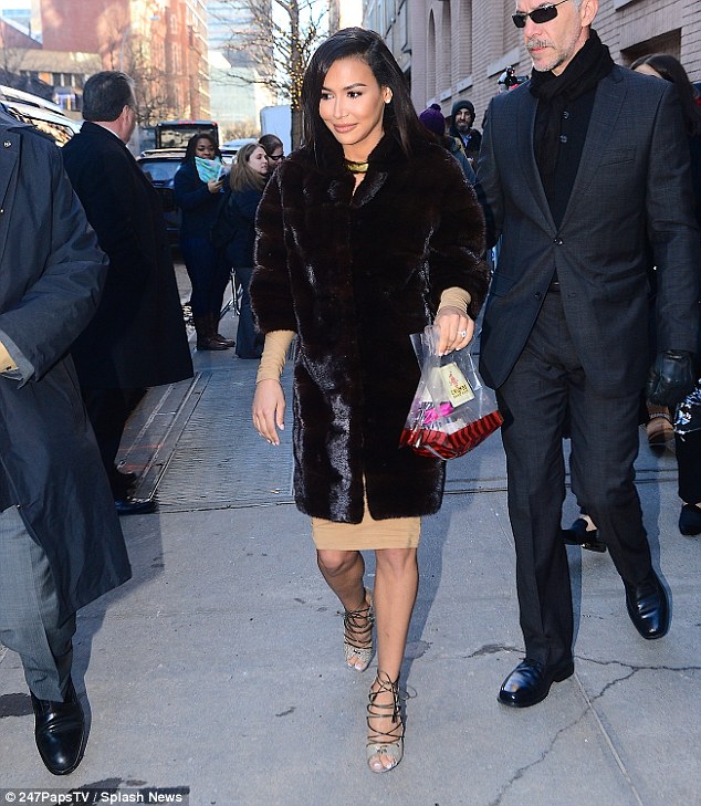 naya rivera lace up sandals the view january 13 2015 5