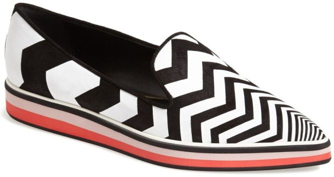 nicholas kirkwood chevron loafers