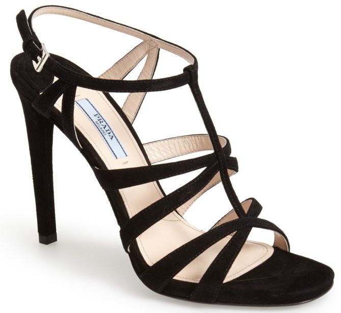 prada suede strappy sandals