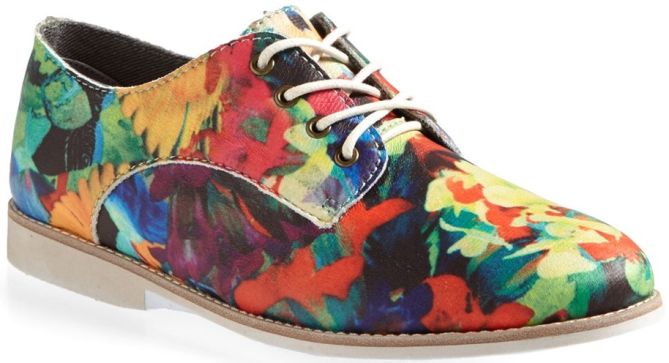 rollie floral oxfords