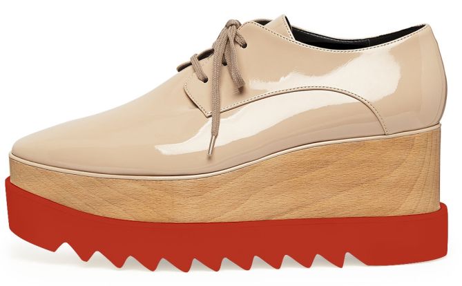 stella mccartney britt platform oxford lace up 2