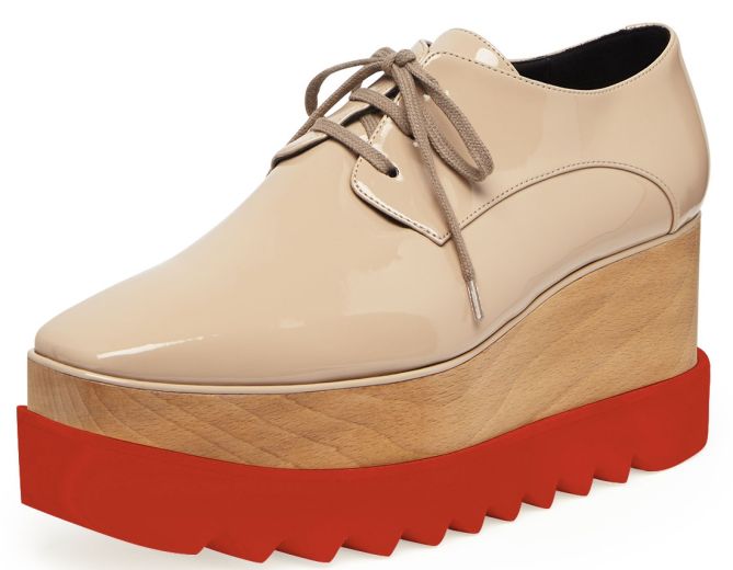 stella mccartney britt platform oxford lace up