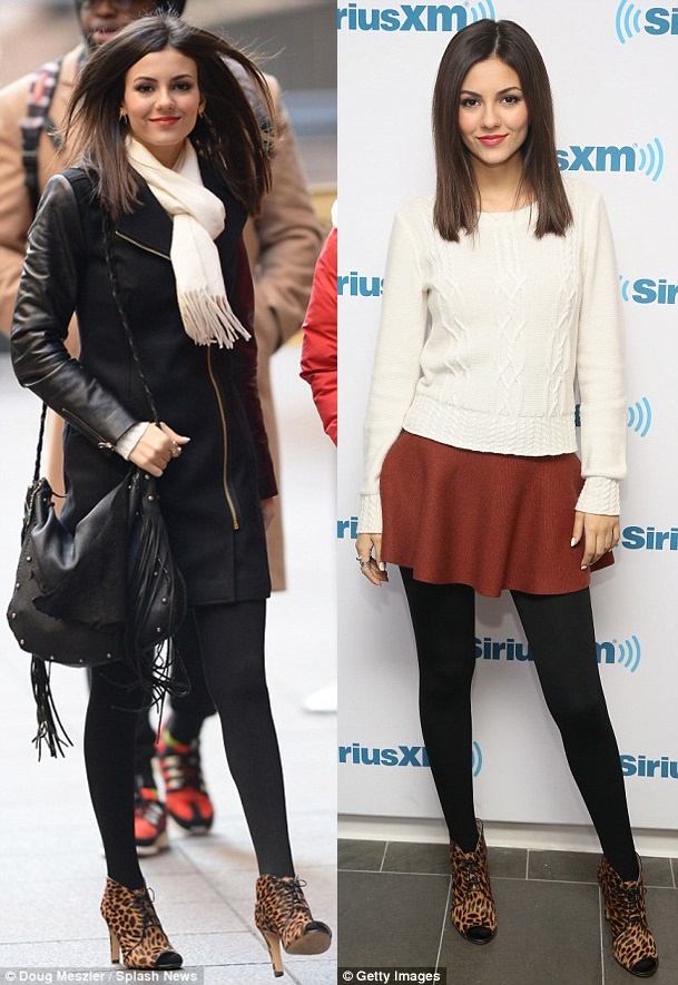 victoria justice leopard print boots january 2015 6-horz