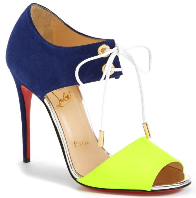 christianlouboutin ankle tie sandals