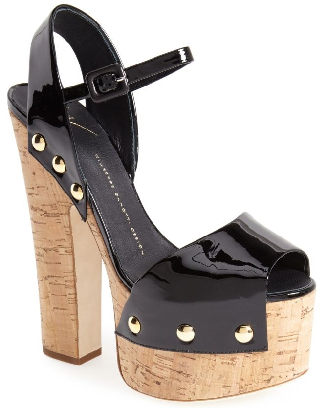 giuseppe zanotti betty sandals black patent