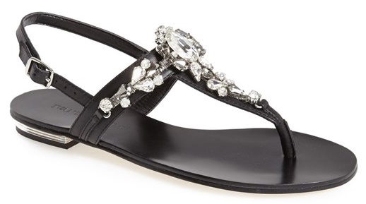 ivanka trump fellix embellished thong sandals