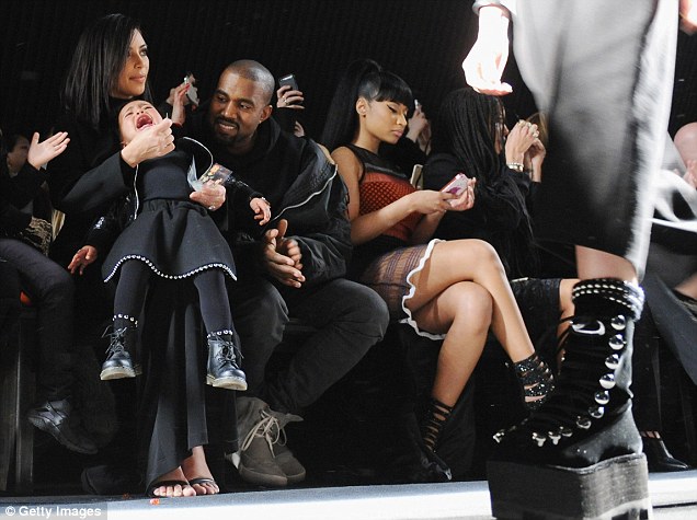 nicki minaj alexander wang show fall 2015 thong underwear 00