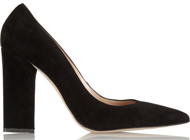 oscar de la renta elita suede pumps