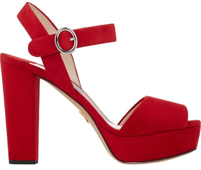 prada platform ankle strap sandals