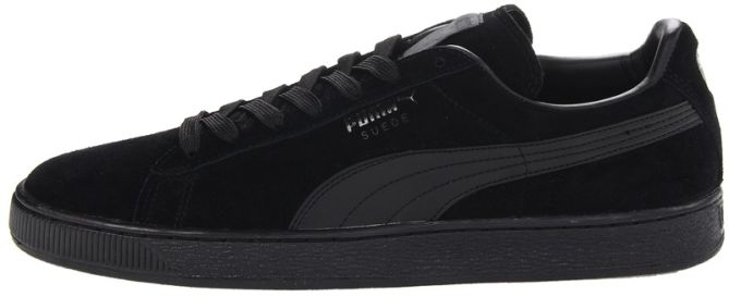 puma suede classic black sneakers 2