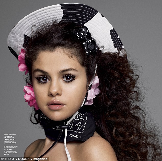 selena v magazine topless 3