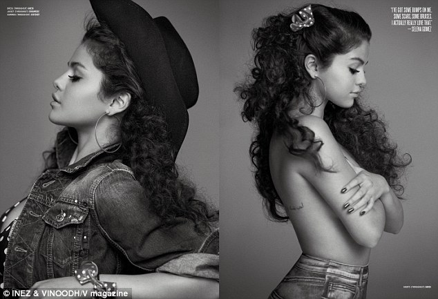 selena v magazine topless 5