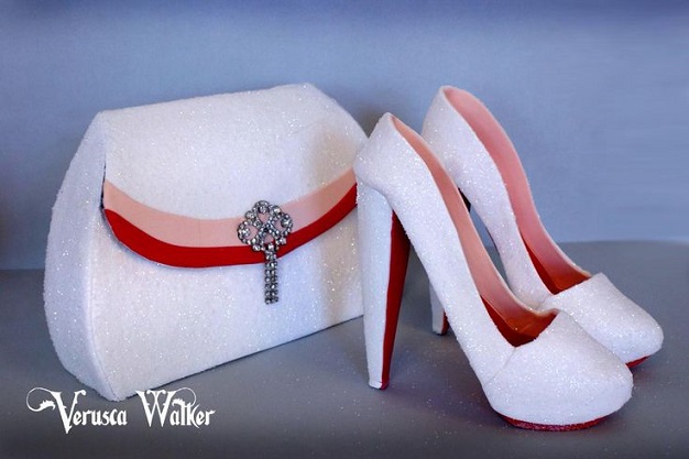 SONY DSstiletto shoes and handbag cake white by Verusca WalkerC