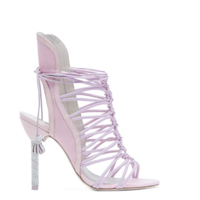 Sophia Webster Bridal Lacey Heaveny Pink Sandal -1