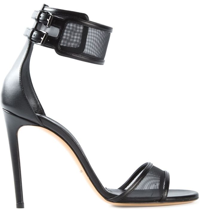 casadei mesh strap sandals