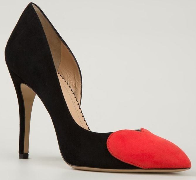 charlotte olympia heart d orsay pumps