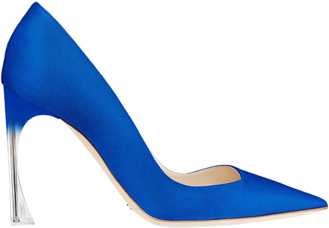 christian dior flare heel pumps