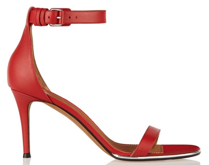 givenchy nadia sandals red