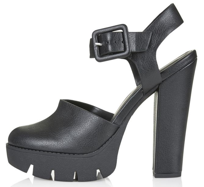 topshop slick platform ankle strap slingback mules 2