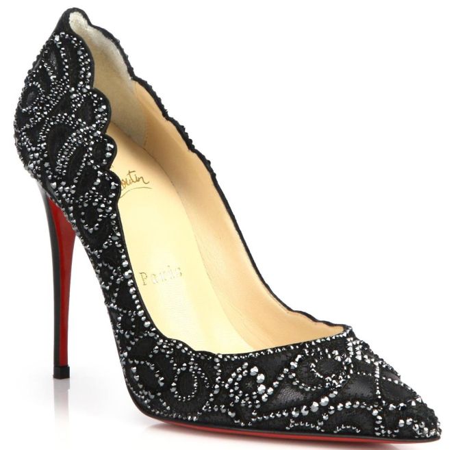 christian louboutin pumps top vague beaded embellished crystal