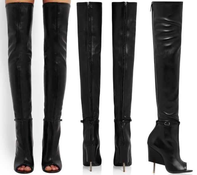 thigh high givenchy boots