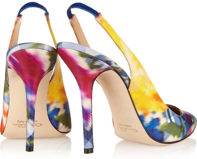 oscar de la renta floral pumps 2