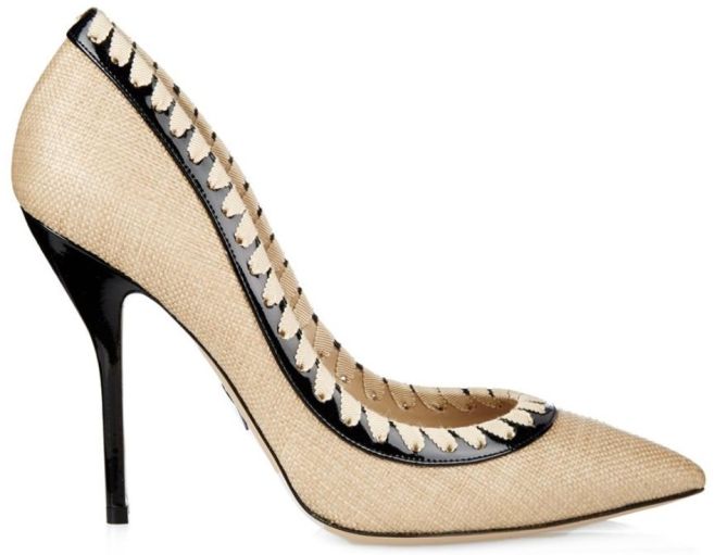 paul andrew petra raffia pumps