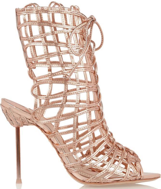 sophia webser metallic delphine sandals