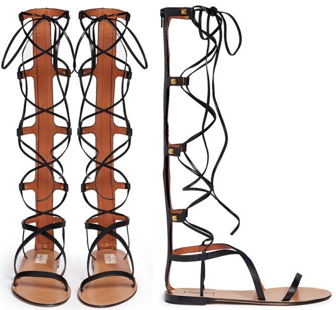 valentino lace up sandals 2-horz