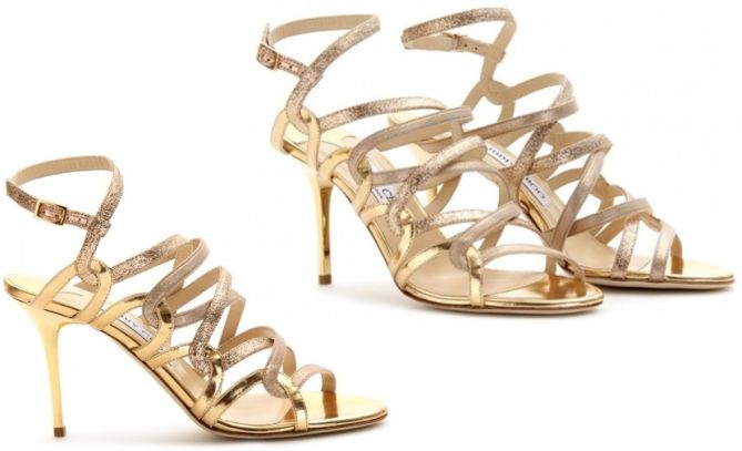 Jimmy Choo Dart Glitter Sandals Gold_a-500x500