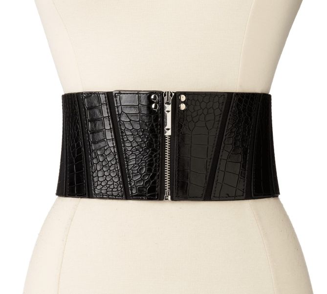 bcbgmaxazria wide zip belt