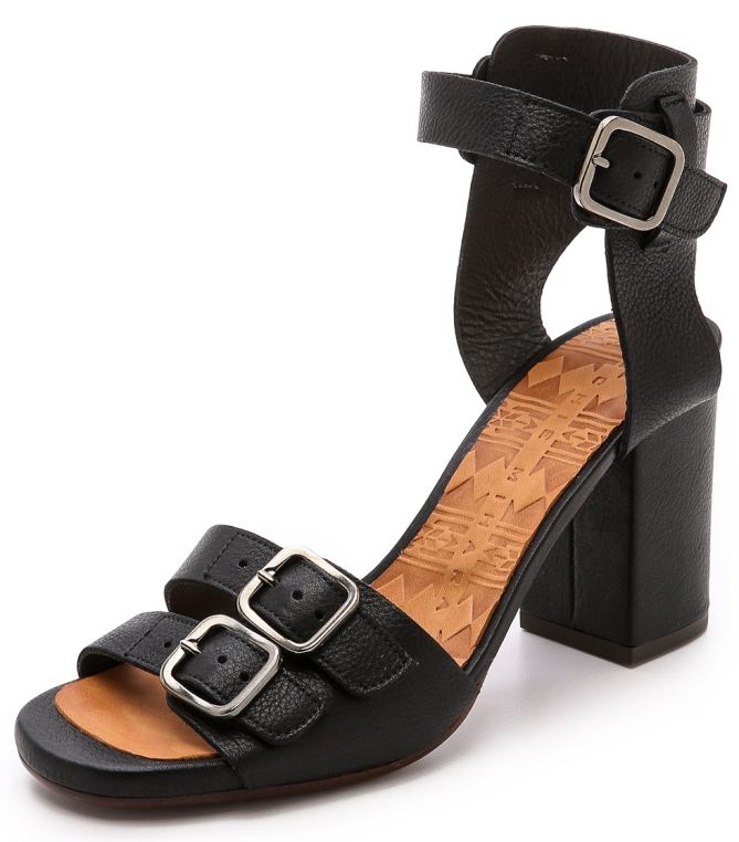 chie mihara lorena buckle sandals