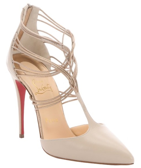 christian louboutin confusa colombe leather strappy pumps