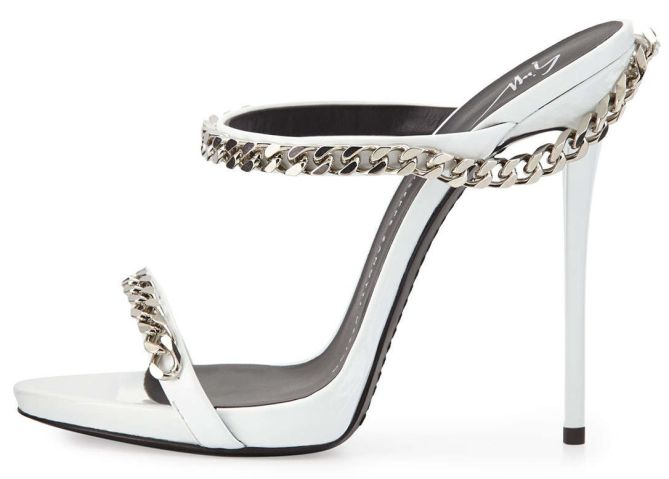 giuseppe zanotti chain link sandals 2