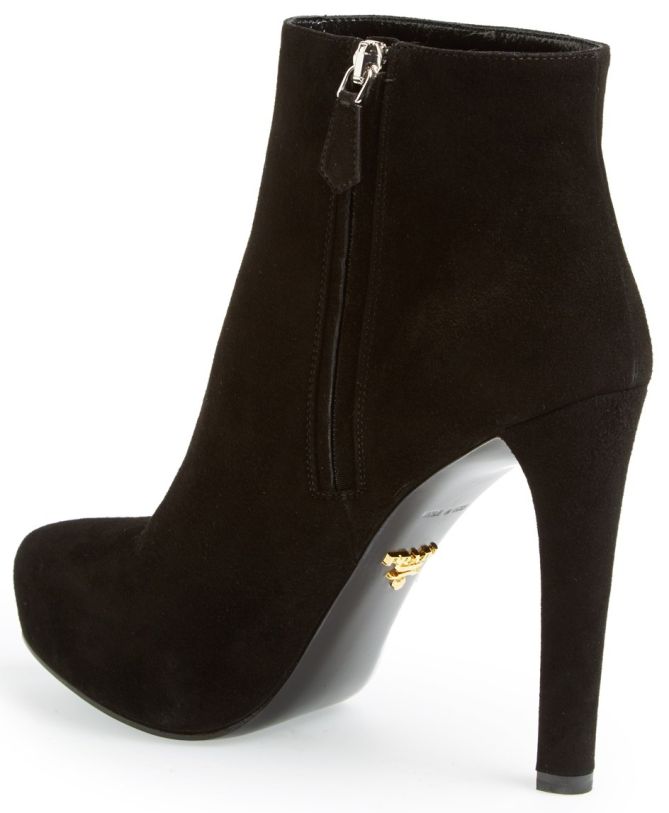 prada suede platform boots