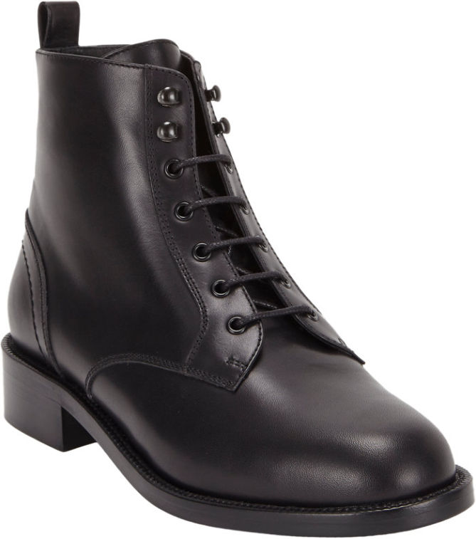 saint laurent patti lace up  boots 2