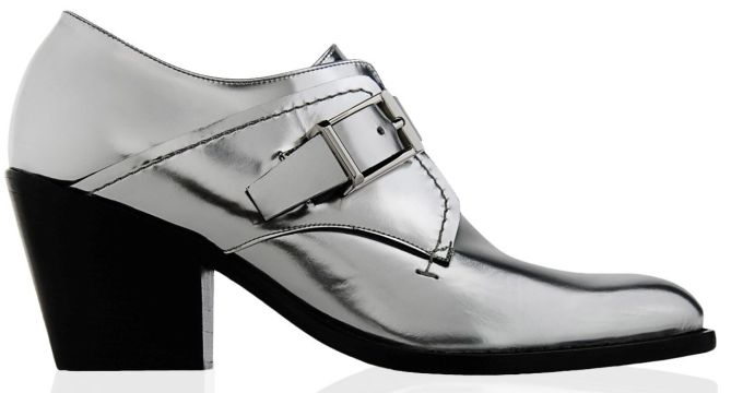 barbara bui mirror leather shoes