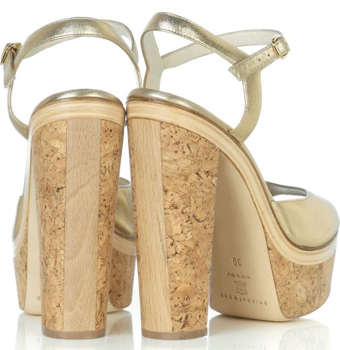 brian atwood gaynor cork platform sandals 2 4