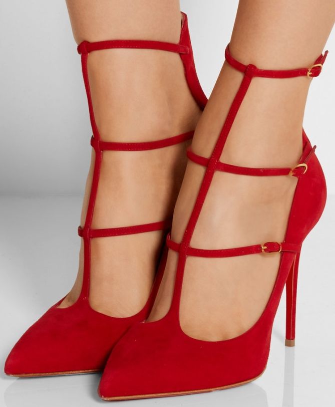 christian louboutin toerless muse strappy pumps