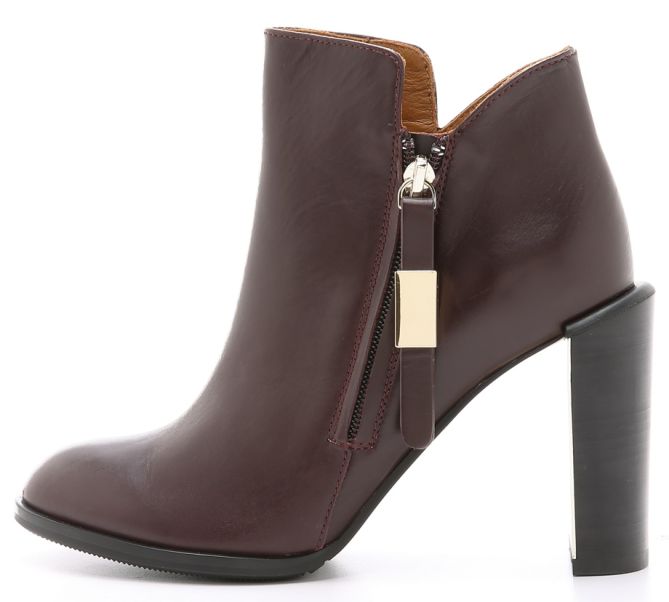 See by chloe zip booties