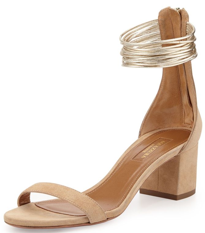 aquazzura spin me around sandals