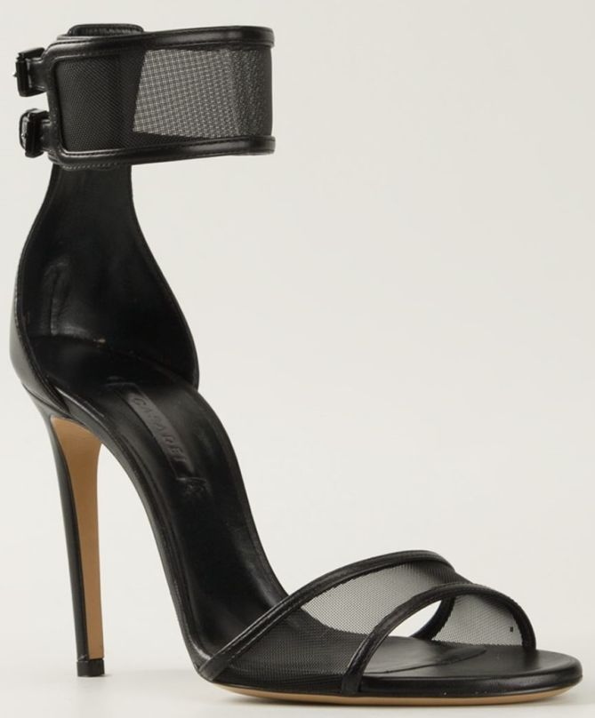 casadei mesh strap sandals 2