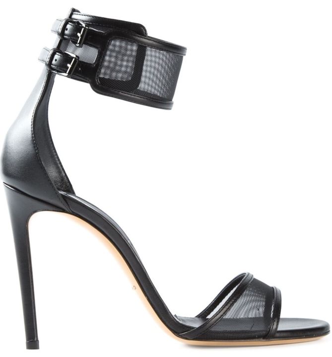 casadei mesh strap sandals