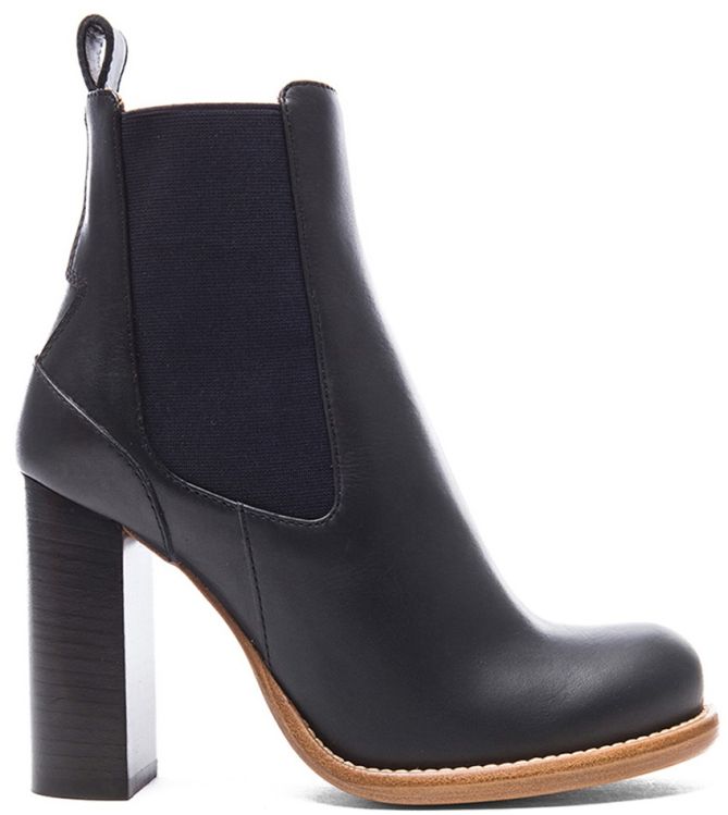 chloe leather boots ankle