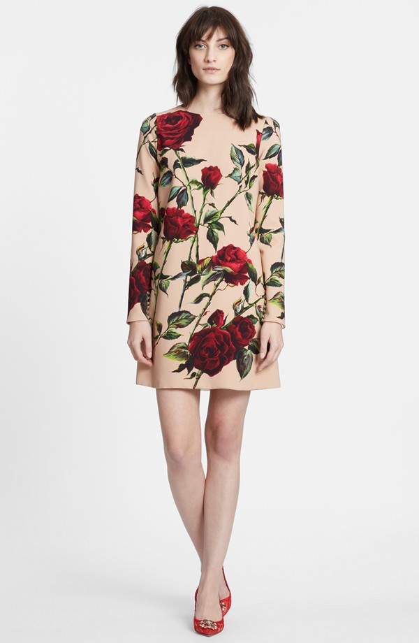 dolce gabbana floral dress